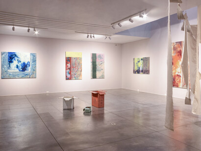 Verónica Lehner, De ruidos, desbordes y otras fricciones, exhibition view. Courtesy of La Cometa Gallery