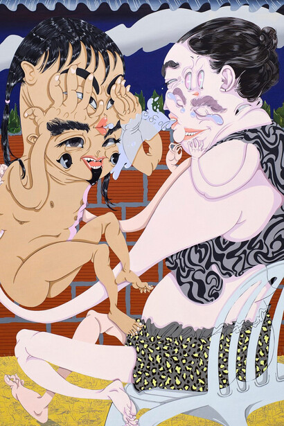 Sonia Ruiz, Noche de verano en el fondo (detail), 2024. Courtesy of Piedras Gallery 