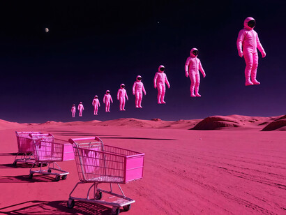 Manit Sriwanichpoom, Pink Mars. Courtesy of Kathmandu Photo Gallery