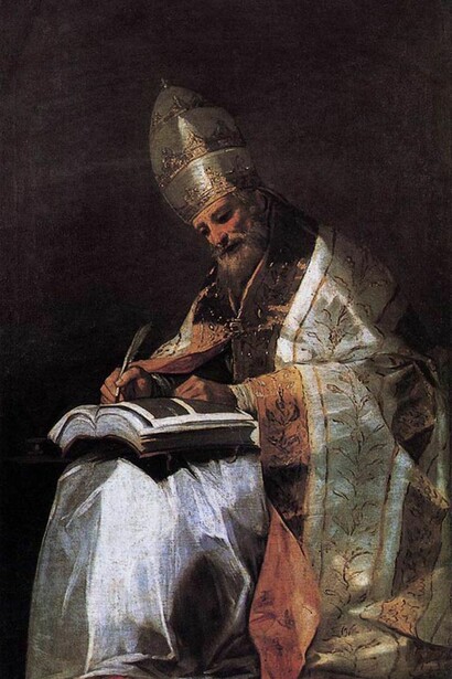 Francisco de Goya. St Gregory. Oil on canvas, 1797 © Colección Banco de España