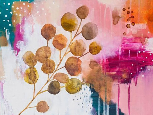 Flourish & Flow - Botanical Abstract Class