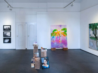Oleñka Carrasco, Patria. La casa, corrosiva, exhibition view. Courtesy of Tobe Gallery