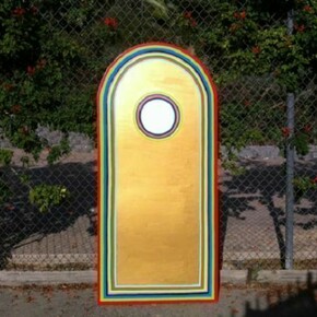 Alia Penner - Door, 2010, oil, 36 x 78 inches