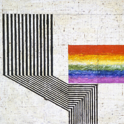 Osvaldo Licini, Ritmo, 1933, detail, oil on canvas, 21 x 29 cm, Courtesy Museo Villa Croce