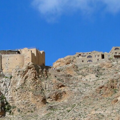 Deir Mar Musa al-Habashi (in arabo: Dayr mār Mūsá al-Ḥabashī, Monastero di San Mosè l'Etiope), Nabk, Siria