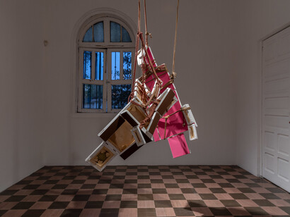 Mariela Scafati, Painting, painting, painting, exhibition view. Courtesy of Travesía Cuatro Gallery