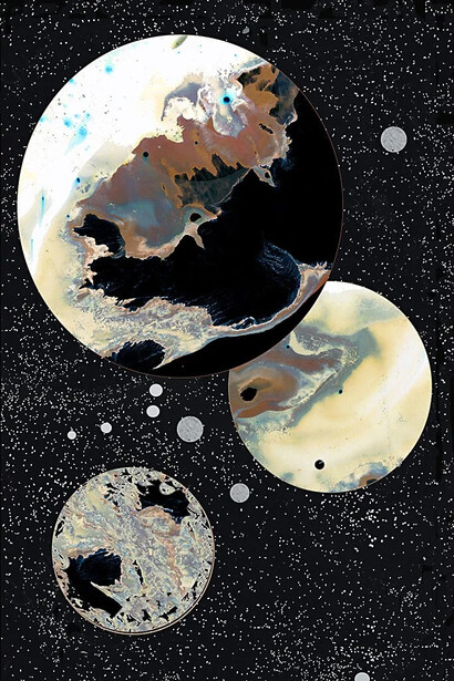 Marky Kauffmann, Black sea planets. Courtesy of Panopticon Gallery