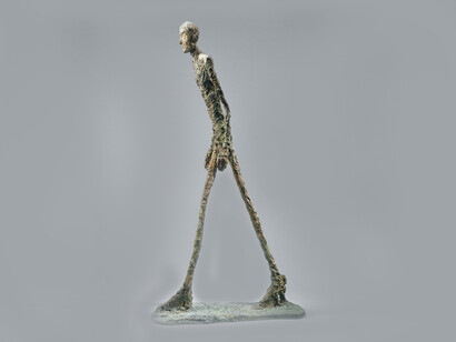La sistemica e filiforme ombreggiatura dell'anima dell'umano bronzeo di Alberto Giacometti