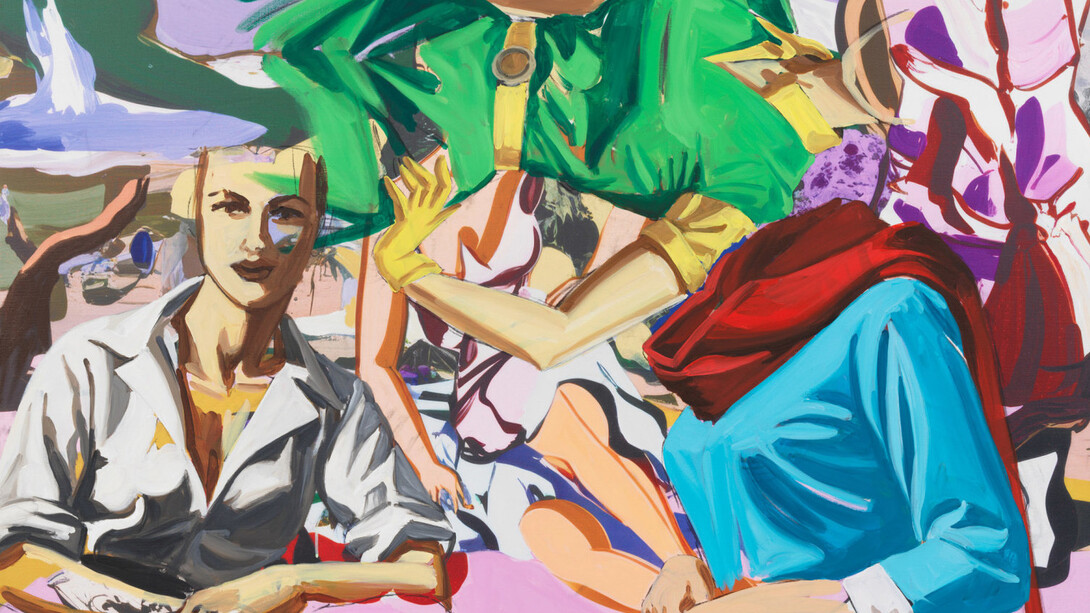 David Salle, Space suit, 2025. Courtesy of Vito Schnabel Gallery