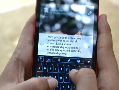 Amenazas a través del teléfono móvil