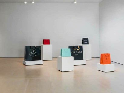Disappearing Fabric, Exhibition view. Courtesy of McClain Gallery