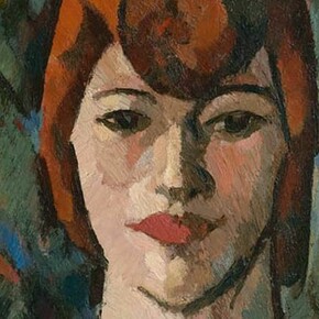 JD Fergusson, Dark Woman, 1916, oil on panel, W:28cm H:35.5cm