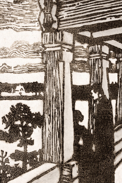 Akseli Gallen-Kallela, Ex libris Mary et Axel Gallén (detail), 1896. Courtesy of Gallen-Kallela Museum