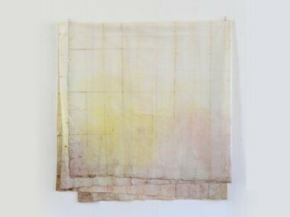 Pan7, 2015, encre et pigments sur papier replié, 160x150cm