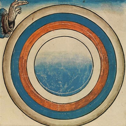 Creazione del terzo giorno, dalle Cronache di Norimberga, 1493