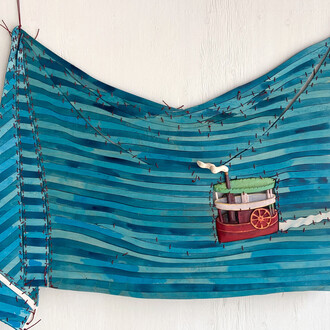 Dan Gunn, Paddleboat scenery, 2026. Courtesy of Pentimenti