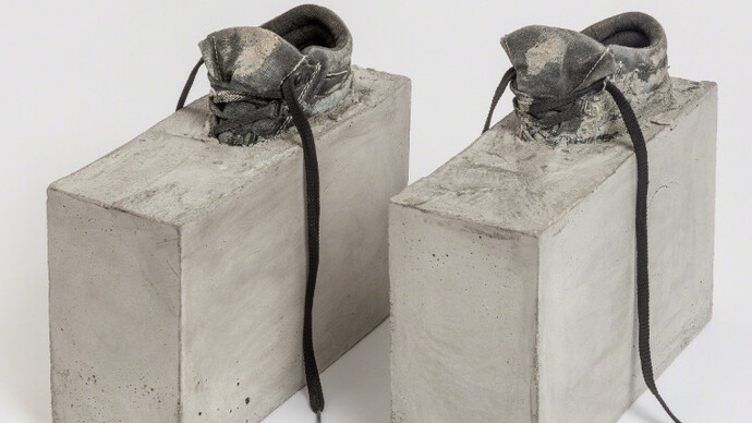 White Helmet. Courtesy of Baert gallery