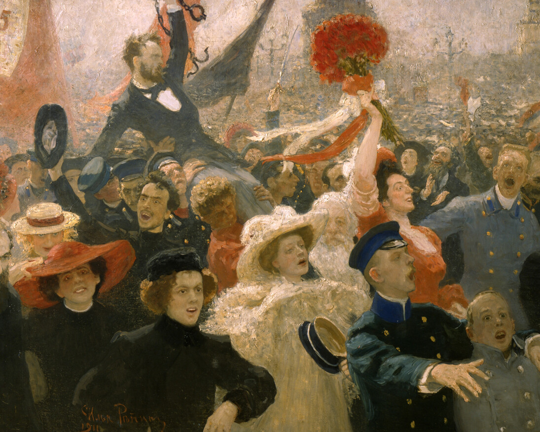 Il’ja Repin, 17 ottobre 1905, olio su tela, 1910
