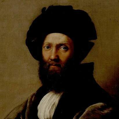 Raffaello, Ritratto di Baldassarre Castiglione, (particolare), 1515