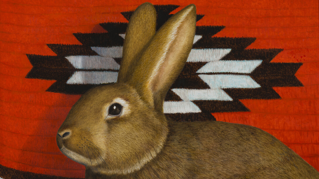 Tom Palmore, Navajo bunny (detail), 2026. Courtesy of LewAllen Galleries