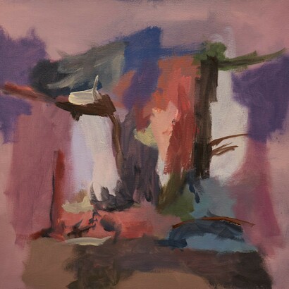 Demetrius Wilson, Tiptoe tiptoe, 2026. Courtesy of Red Arrow Gallery