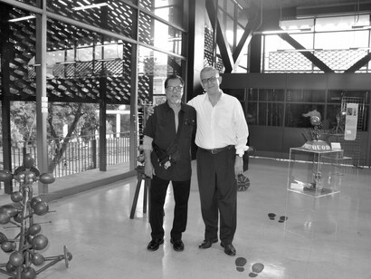 Juan Carlos Flores con Otto Apuy