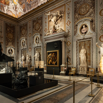 Metamorfosis. Ovidio y las artes, vista de exhibición. Cortesía de la Galleria Borghese