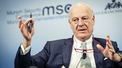 Staffan de Mistura, envoyé spécial de l'ONU pour le conflit au Sahara Occidental