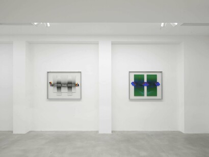 Alberto Biasi, Polytypes, exhibition view. Courtesy of Dep Art Gallery