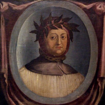 Anonimo di ambito fiorentino, "Ritratto del Petrarca", Biblioteca Nazionale Centrale di Firenze, Italia