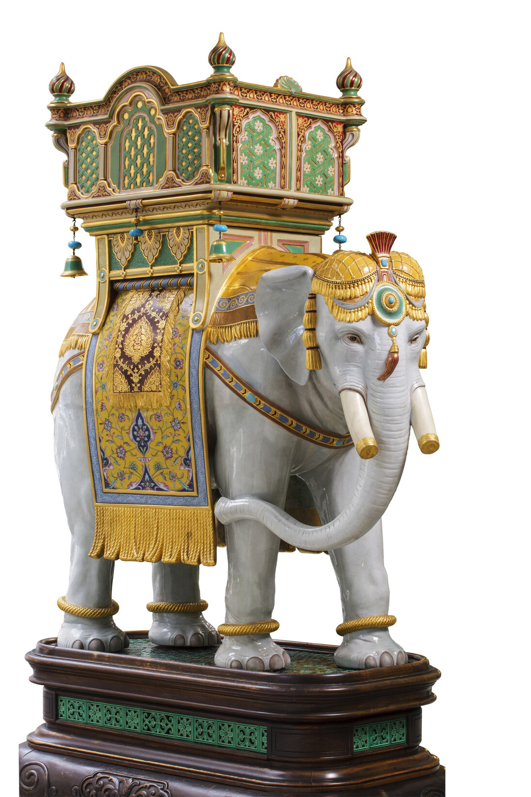 Thomas Longmore and John Hénk, Elephant 1889, Lead and tin glazed earthenware (majolica) © Thomas Goode & Co. Ltd., London
