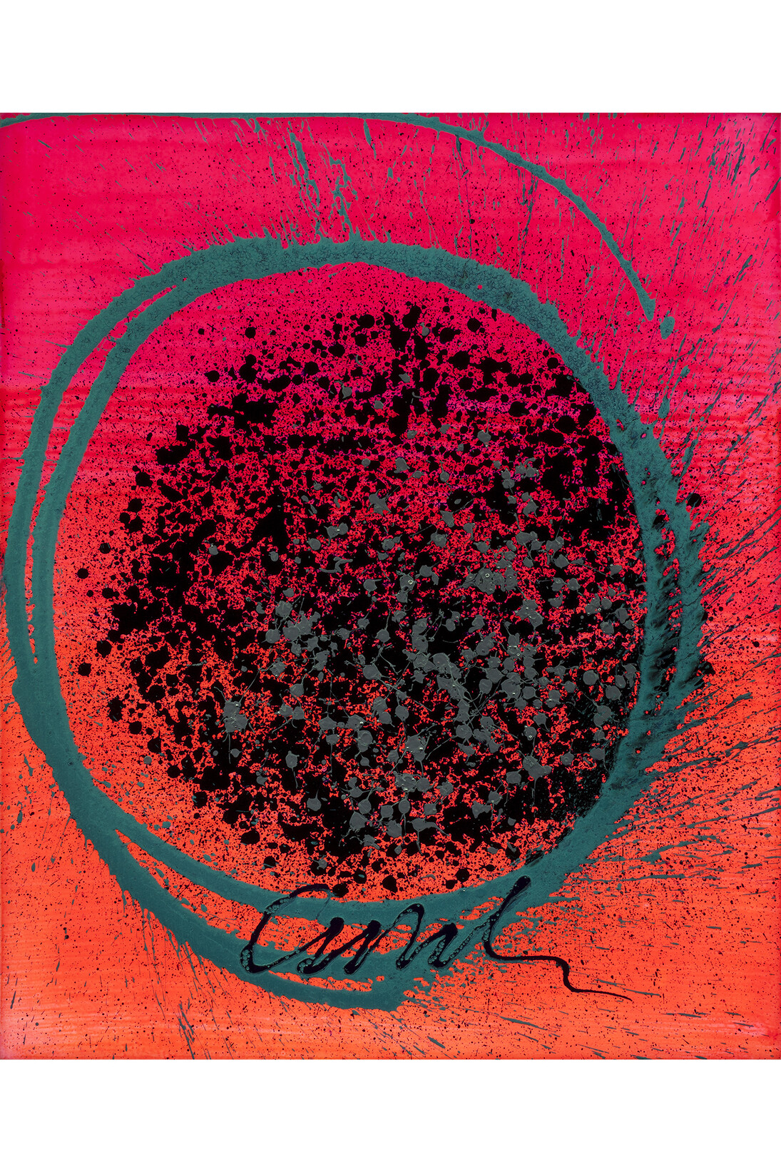 Dale Chihuly, Float Drawing on Acrylic, 2014, 52 x 43”