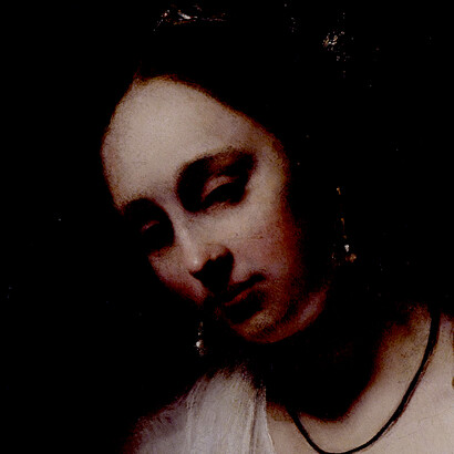 Datalle de «Betsabé con la carta del rey David» (1654), Willem Drost