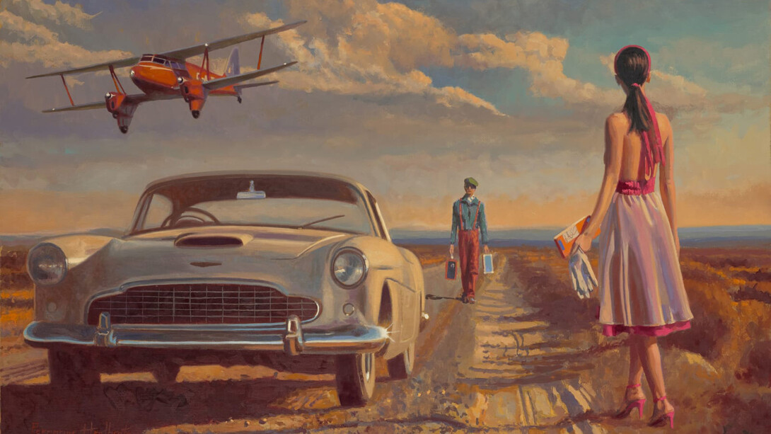 Peregrine Heathcote, The long road to you. Courtesy of Bonner David Galleries