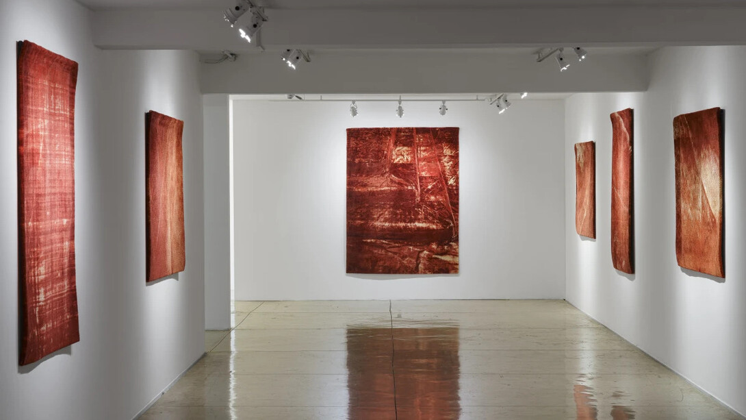 Marcos Chaves, Sangue azul, vista da exposição. Cortesia da Galeria Nara Roesler