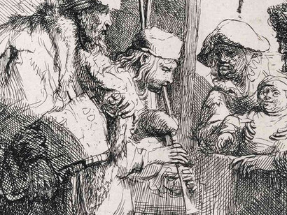 Rembrandt & Menzel. Courtesy of Gemäldegalerie