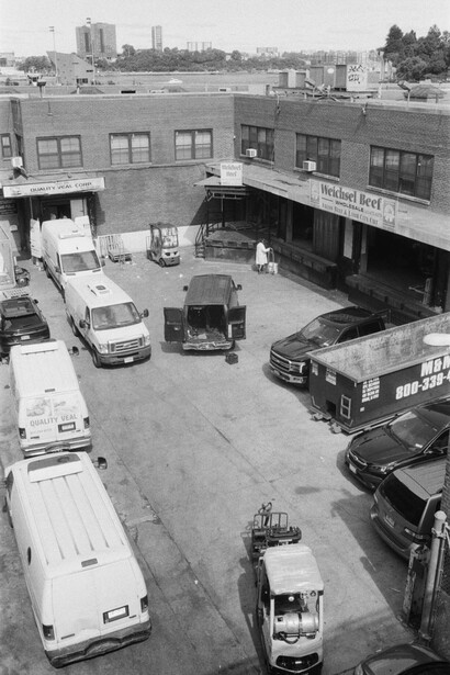 Coco McPherson, Purveyor: the last meatpackers of Washington street. Courtesy of Ivy Brown Gallery