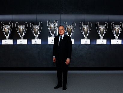 Florentino Pérez, empresario, ingeniero, dirigente deportivo y expolítico español.