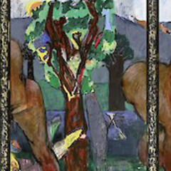 Markus Lüpertz, Das Urteil des Paris, 2010, 270 x 760 cm, © VG Bild-Kunst Bonn, 2017 erworben 2017 mit Mitteln der Kulturstiftung der Länder, des Vermächtnisses Gerhard und Margit Merkel,Leipzig sowie der Förderer des Museums der bildenden Künste Leipzig e.V.