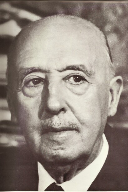 El dictador español Francisco Franco