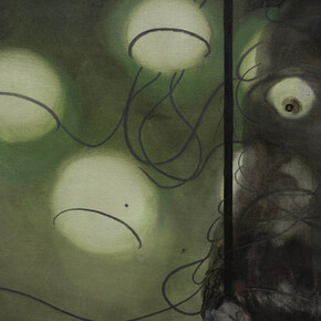 Owen Fu, Untitled (I light myself), 2024. Courtesy of P·P·O·W