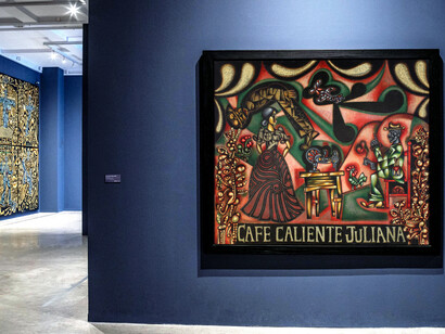 Carlos Luna, Tra osmosi e fusione, vista della mostra. Per gentile concessione della BUAP