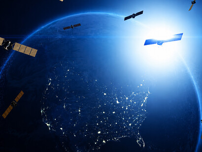 A network of satellites circles Earth, supporting the future of AI-driven orbital infrastructure