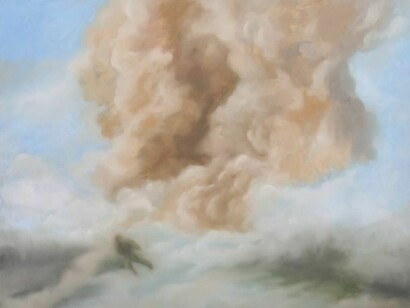 Vahap Avṣar, _I.E.D._, 2010, óleo sobre tela, 48 x 60 in