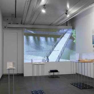 Dietmar Feichtinger, Architecture of connection, exhibition view. Courtesy of Austrian Cultural Forum
