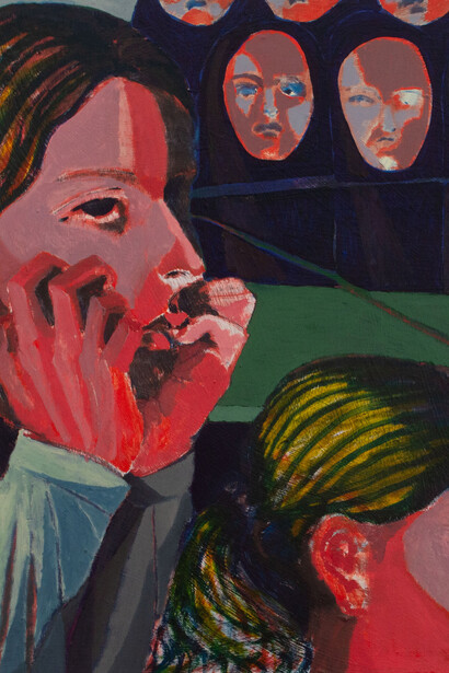 Baran Shafiey, Untitled (detail), 2026. Courtesy of Freight + Volume Gallery 