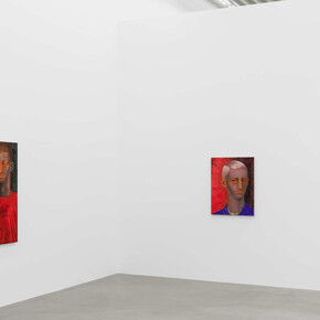 Aly Helyer, Weight of love, vue d'exposition. Courtoisie d'Almine Rech
