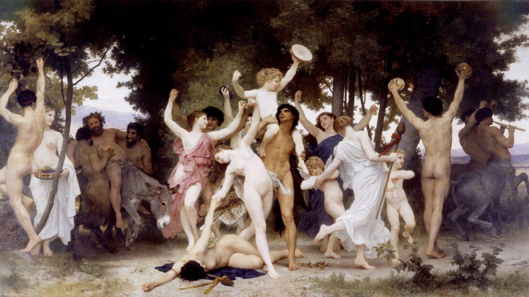William Adolphe Bouguereau. La gioventù di Bacco