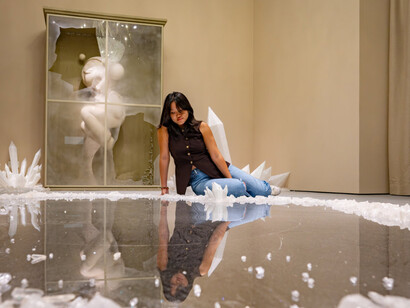 Skullpanda cage-uncage, exhibition view. Courtesy of National Museum of Singapore
