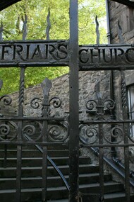 Entrada al cementerio de Greyfriars